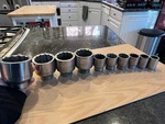Wright Tool 3/4 Drive 10 Pc 12 Point Sae Socket Lot 6130 6134 6138 6144 6146 Et. Fixed Price $200.00.