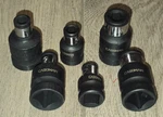 Casoman 1/2 & 3/8 Sq Dr To 1/4" 5/16" Hex Bit Holder Impact Socket Adapter Set. Fixed Price $37.19.