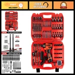Llndei 1/4" Drive Socket Set 108-piece Metric Impact Driver Kit Battery Charger. Fixed Price $169.99.