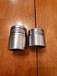 Snap On 3/8" 1/2" Drive 7/8" 12pt Sae Shallow Chrome Sockets Lot Of 2. Fixed Price $22.00.