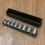 Craftsman Usa 3/8" Drive 9-19mm Metric Socket 8pc Set V Series W/ Metal Tray. Fixed Price $24.99.