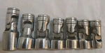 Snap-on 7 Piece 3/8" Drive Universal/swivel Sockets Fs. Fixed Price $84.15.