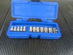 #az700 Cornwell Tools Blue Power 13pc. 6pt Socket Set 1/4" Dr. Metric. Fixed Price $59.95.