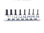 Snap On Tools New 8 Piece 3/8" Drive Sae Hex Bit Socket Set 1/8 To 3/8 208efay. Fixed Price $174.95.