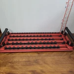 Snap On 20" 5 Row Socket Tray Organizer Red Multi Drive Lock-a-socket Kaskt5bk. Fixed Price $152.99.