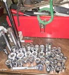 Craftsman Sockets Extensions And Ratchet Shallow Deep Various Size Drives. Fixed Price $69.99.