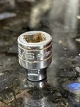 Snap On Tools Fs101 3/8 Dr 6pt Sae 5/16 Flank Shallow Chrome Socket Usa. Fixed Price $9.88.