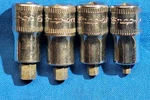 Snap-on 4 Pc 1/4" Drive Metric Stubby Hex Bit Socket Set 3mm - 6mm Tmamxs6e -3e. Fixed Price $71.99.