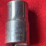 Craftsman -g-44056 (reverse) Socket, 9/16", 1/2 Drive, 6 Pt (tb5.4). Fixed Price $12.00.