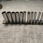 Snap-on Stmm 4-14mm 1/4'' Drive 11 Piece 6 Point Metric Socket Set Usa. Fixed Price $145.00.
