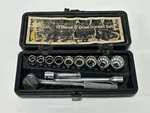 John Deere Usa Made Ty3324 13pc 3/8 Drive Socket Ratchet Extension Set Complete. Fixed Price $349.99.