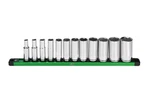 Sk Professional Tools 3/8" Drive 12 Piece Sae Deep Socket Set 6 Point Warranty. Fixed Price $52.50.