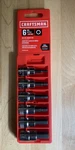 Craftsman Metric 6 Pc Hex Bit Socket Set 3/8" Drive 34448 Allen. Fixed Price $22.95.
