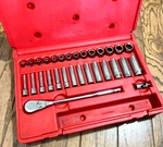 Matco Tools 1/4" Metric Ratchet Socket Set General Service Swivel Lot Case Deep. Fixed Price $455.00.
