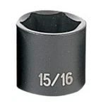 Grey Pneumatic 1030r 3/8" Drive Fractional Standard Impact Socket 15/16. Fixed Price $18.25.