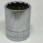 Sk Hand Tools 40130 1/2" Drive 15/16" 12pt Standard Fractional Chrome Socket Nos. Fixed Price $10.39.