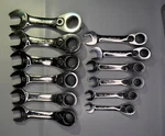 Unused Blue-point 12-point Stubby Ratchet Wrench 12pc Set 8mm-19mm Boerms712. Fixed Price $239.99.