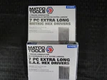 Matco Tools 14 Piece Extra Long Metric/sae Hex Drivers Set. Fixed Price $199.99.