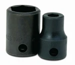 1/2" Drive Shallow Impact Sockets, 6-point, Sae,black Industrial Finish,williams. Fixed Price $14.43.