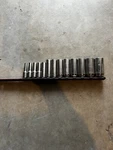 Matco Tools 3/8" Drive 13 Piece Sae 6 Point Deep Socket Set 1/4 - 1 With Tray. Fixed Price $185.00.