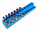 Mechanics Time Saver 3/8 Metric Magnetic Socket Holder Deep & Shallow Organizer. Fixed Price $24.99.