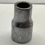 Craftsman 7/16 12 Point Socket 1/2 Drive -vv- 47501 Made In Usa Vintage Chrome. Fixed Price $11.24.