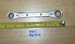 Vintage Mac Rw1214 Flip Box End Ratchet Wrench 3/8 7/16 6 Point Patent. Fixed Price $7.77.