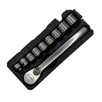 Snap-on Usa 3/8" Ratchet Raf80 6-point Metric Socket Set Rfsm 8 18mm W Tray. Fixed Price $174.99.