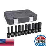Gearwrench 10 Pc. 1/2 Drive 6 Pt. Deep Universal Impact Socket Set Sae - 84943n. Fixed Price $169.48.