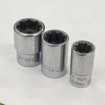 Snap-on Tools Usa 3pc 8 Point Sae Tm-series Double Square Socket Set Lot, M0374. Fixed Price $44.95.