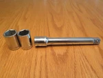 Lot Napa 1/2" Drive Socket Nt624 (3/4"), Nt626 (13/16"), Ns24 6" Extension Usa. Fixed Price $19.95.