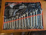 Vintage Buffalo 15pc Metric Wrench Set / Case Mechanics Tools. Fixed Price $30.00.
