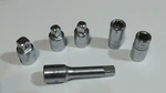 6 Pcs Vintage Snap-on Tool Lot Mv408 Mva8 Mva6 Mvx2 1/4" & 9/32" Adapters, Sock. Fixed Price $50.00.