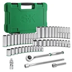 Sk 1/4" Drive Socket Set With 216-p Quick-release Ratchet, 50-piece, Sae & Me.... Fixed Price $111.75.
