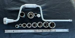 Vintage Craftsman Usa 1/2" Drive Speed Handle, (12) Sockets, & Rack Free S&h. Fixed Price $42.00.