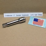 3/8" Drive Craftsman 3" Extension Bar 44264 Series Ee New Old Stock Usa. Fixed Price $7.99.