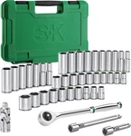 Sk 3/8" Drive Socket Set With 216-p Quick-release Ratchet, 41-piece, Sae & Metri. Fixed Price $131.55.