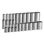 Capri Tools 1/4 In. Drive 12-point Socket Set, 3/16 To 9/16 In., Sae, 20-piece. Fixed Price $29.99.