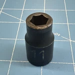 Matco Tools Cp11m6v 11mm 1/2" Drive Metric 6 Point Shallow Impact Socket. Fixed Price $11.01.