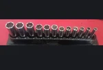 Snap On Tools 212sfsmt Metric Deep Chrome Socket Set 8 - 19 Mm 6 Point 3/8 Drive. Fixed Price $300.00.