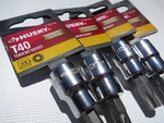 New! Lot Of 4 Husky Torx Bit Socket 3/8" Drive / T55 T50 T45 T40. Fixed Price $19.91.