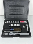 Vtg Craftsman 1/4 & 3/8 Drive Sae Socket Wrench Set 33236 Usa Case. Fixed Price $50.00.