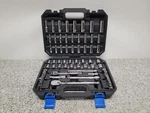 Diehard 1/4" And 3/8" Drive Ratchet Socket Set, Sae & Metric, 68-piece. Fixed Price $59.99.