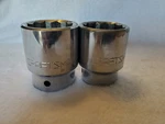 Craftsman Ee 47809 1 3/8", 47808 5/16". 3/4" Drive 12 Points. Sockets. Fixed Price $34.99.