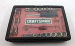 Vintage Craftsman 29-piece Mechanics Tool Set 3/8 Drive Usa Made. Fixed Price $39.99.