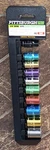 Pittsburgh 3/8" Drive 10pc. Color Coded Sae Socket Set #61339. Fixed Price $16.90.