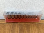 Snap-on Tools 211sfy 11 Piece 3/8" Drive 12 Point Sae Deep Socket Set New Chrome. Fixed Price $260.00.