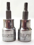 Lot Of 2 Husky 5/32" Hex Bit Sockets 3/8" Drive Hw5/32 Sae. Fixed Price $12.99.