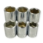 Husky 3/8 Drive 12-13-15-17-18-19 Mm Metric 6 Point Socket Set, Pcs, Usa. Fixed Price $44.79.