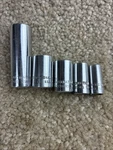International Harvester 1/4 Drive 5pc.socket Set Sae Good Condition. Fixed Price $150.00.